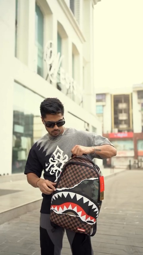 Sprayground accessories UGC video by Sydney creator Avish Lamba
