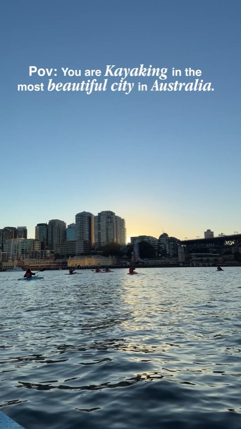 Sydney Kayaking experience UGC video by Sydney creator Avish Lamba